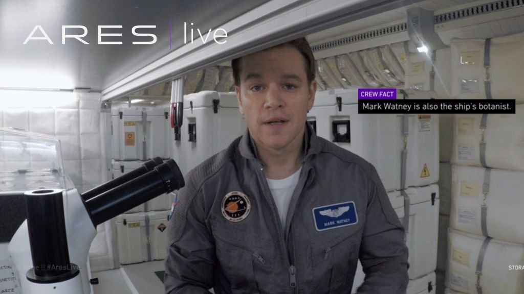 Matt Damon conversa com o espectador e traz estética de vlog para "Perdido em Marte"